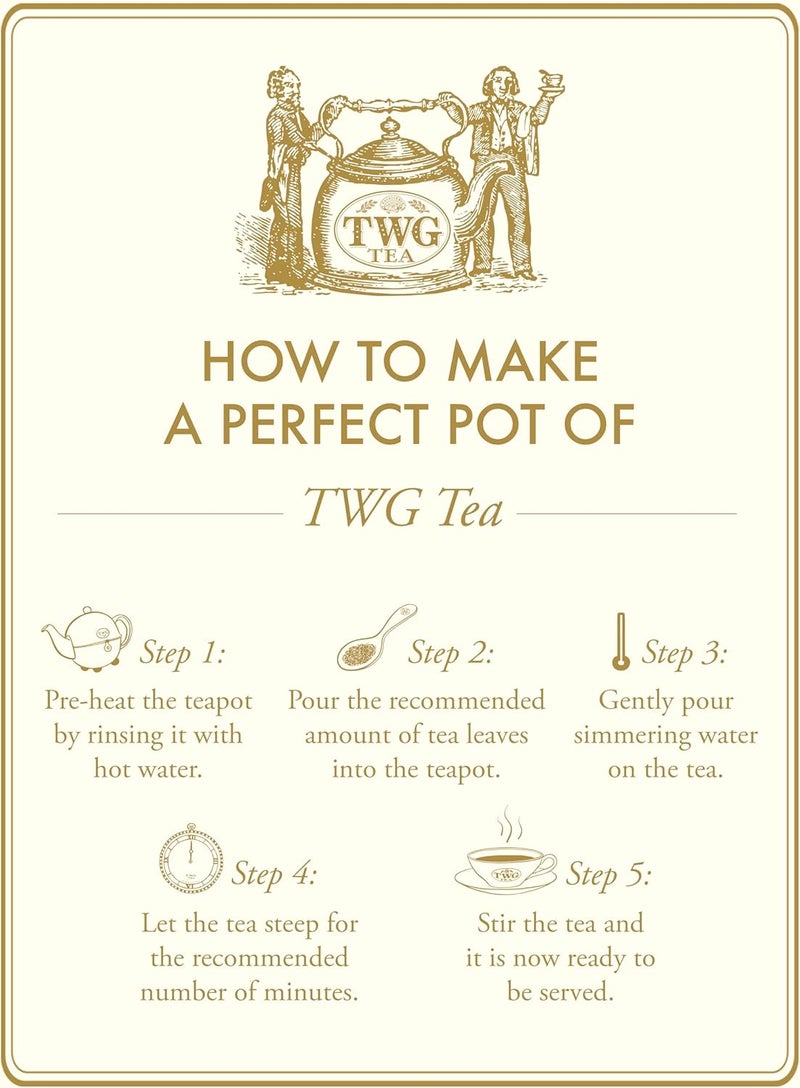 TWG Tea English Breakfast Tea - Black Tea with Floral Undertones, 110g Haute Couture Tin - Image 4
